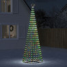 Stożkowa choinka z lampek, 688 kolorowych LED, 300 cm