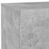 Szafka nocna z oświetleniem LED, szarość betonu, 70x36x40,5 cm