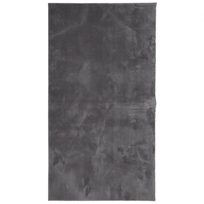 Dywan HUARTE z krótkim włosiem, antracytowy, 80x150 cm