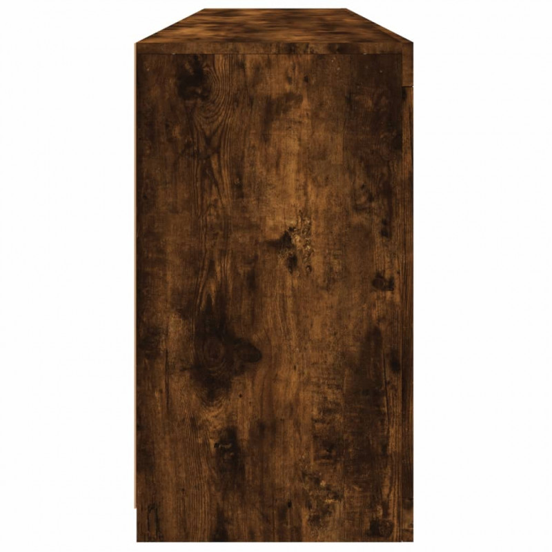 Szafka z oświetleniem LED, przydymiony dąb, 162x37x67 cm