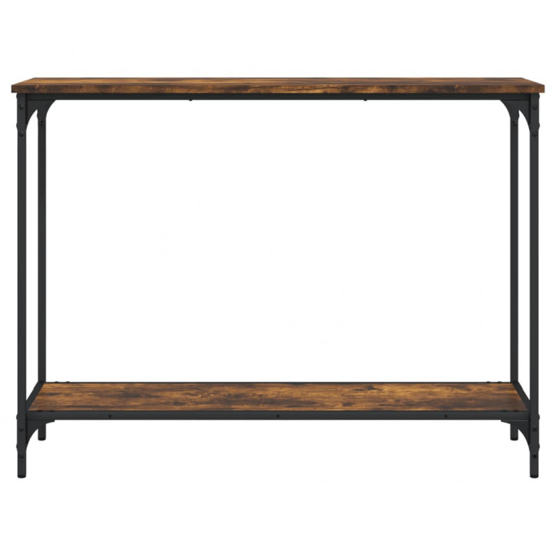 Stolik konsolowy, przydymiony dąb, 101x30,5x75 cm