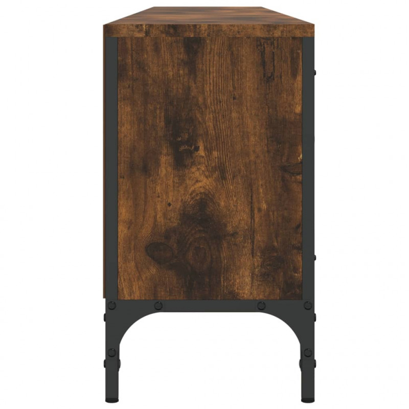 Szafka pod TV, z szufladą, przydymiony dąb, 200x25x44 cm