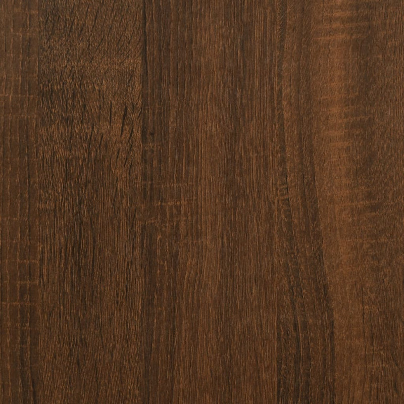 Ławka ze schowkiem, brązowy dąb, 85,5x42x73,5 cm