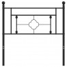 Metalowe wezgłowie, czarne, 100 cm