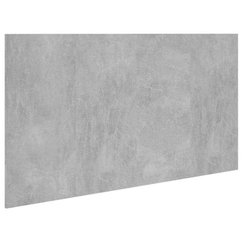 Wezgłowie łóżka, szarość betonu, 160x1,5x80 cm