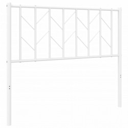 Metalowe wezgłowie, białe, 100 cm