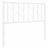 Metalowe wezgłowie, białe, 100 cm