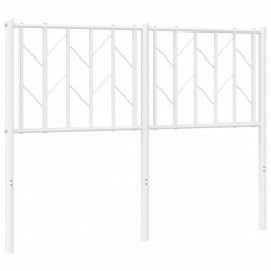 Metalowe wezgłowie, białe, 120 cm
