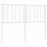Metalowe wezgłowie, białe, 120 cm