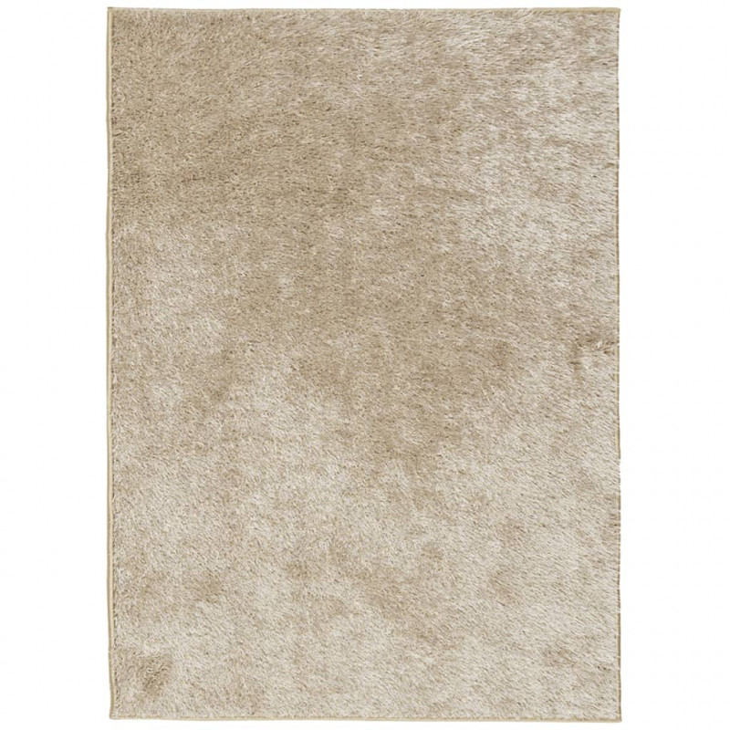Dywan ISTAN z długim runem, połyskujący, beżowy, 200x280 cm