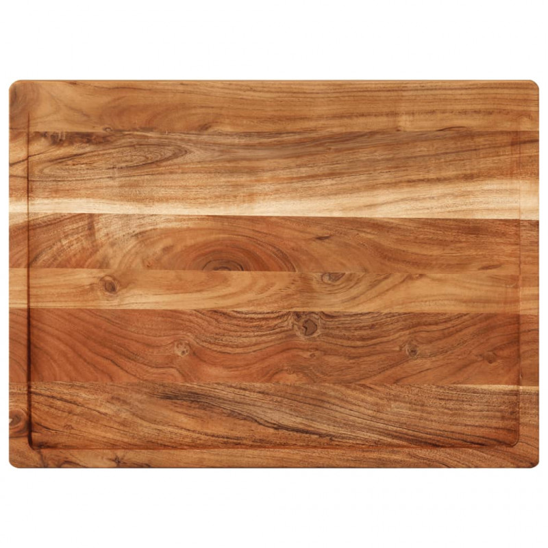 Deska do krojenia, 52x38x3,5 cm, lite drewno akacjowe