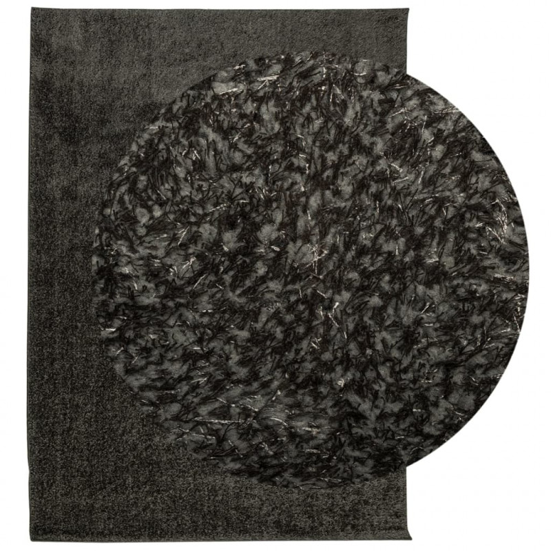 Dywan ISTAN z długim runem, połyskujący, antracytowy 200x280 cm