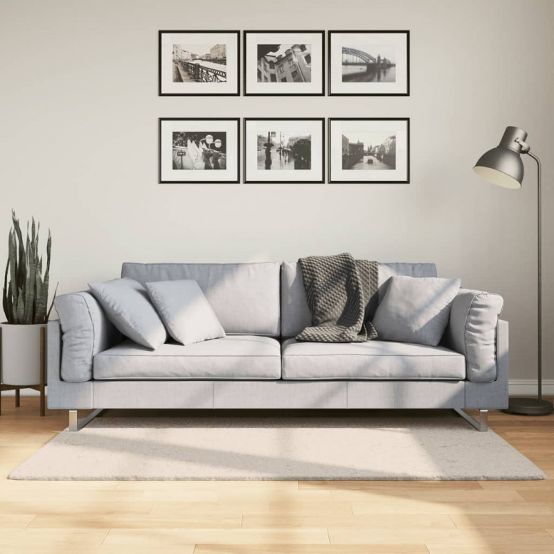 Dywan HUARTE z krótkim włosiem, beżowy, 80x150 cm