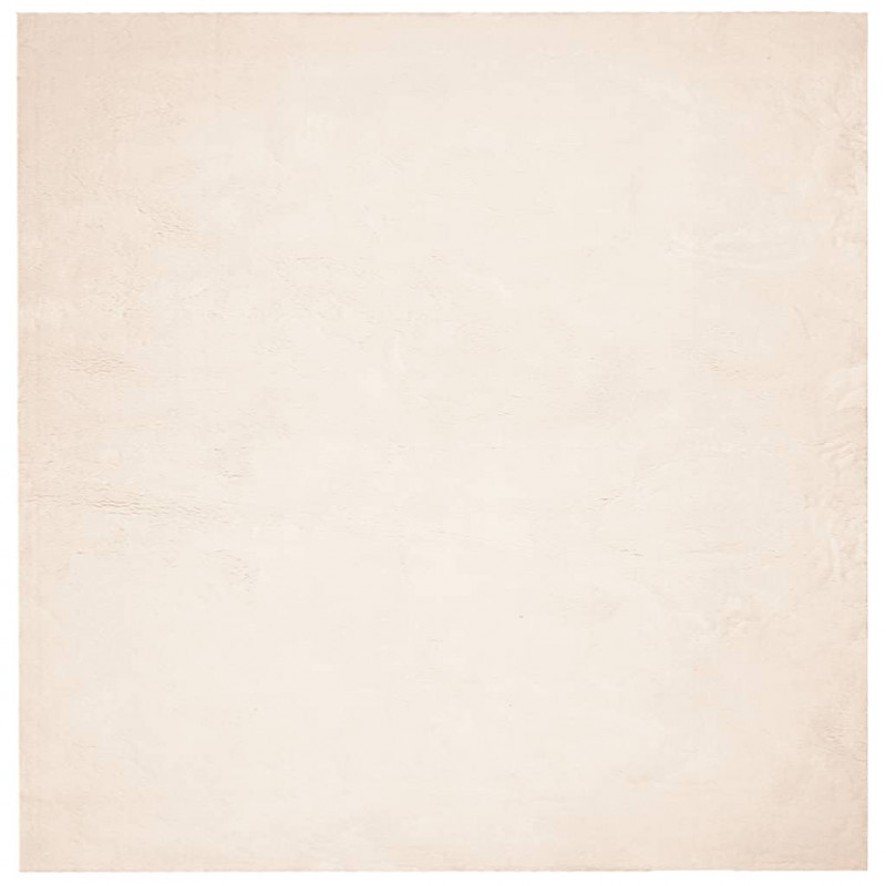 Dywan HUARTE z krótkim włosiem, beżowy, 200x200 cm