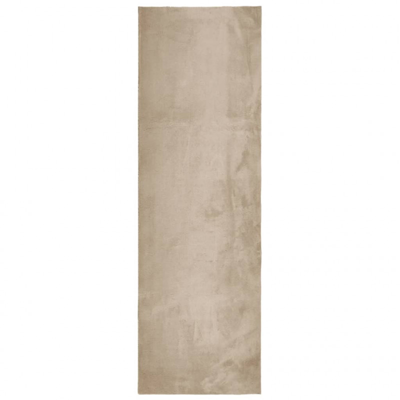 Dywan HUARTE z krótkim włosiem, piaskowy, 80x250 cm