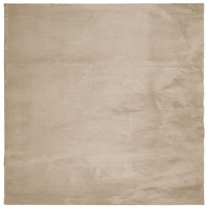 Dywan HUARTE z krótkim włosiem, piaskowy, 240x240 cm