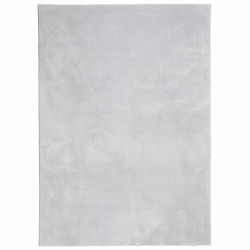 Dywan HUARTE z krótkim włosiem, szary, 140x200 cm