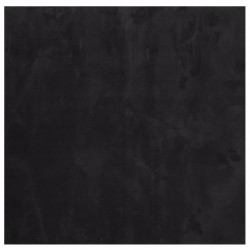 Dywan HUARTE z krótkim włosiem, czarny, 200x200 cm
