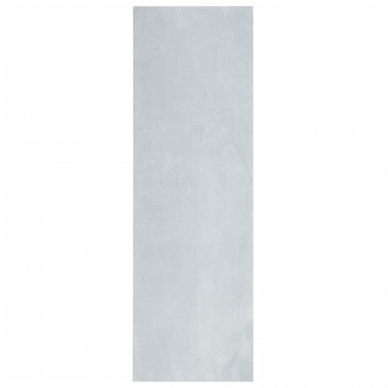 Dywan HUARTE z krótkim włosiem, niebieski, 80x250 cm