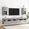 Szafka pod telewizor z LED, szary dąb sonoma, 30,5x30x60 cm