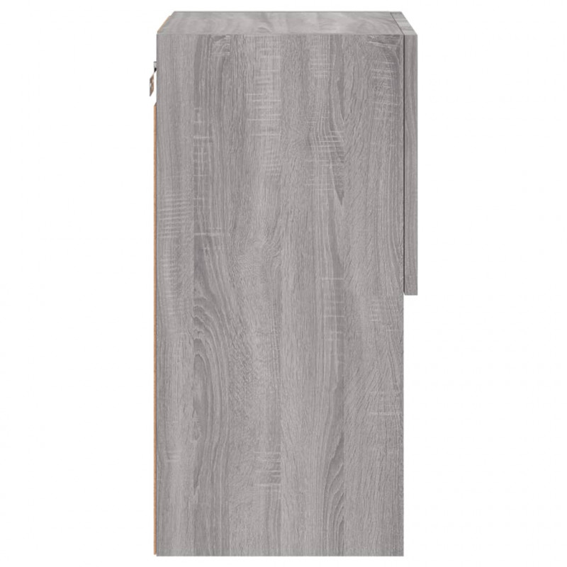 Szafka pod telewizor z LED, szary dąb sonoma, 30,5x30x60 cm