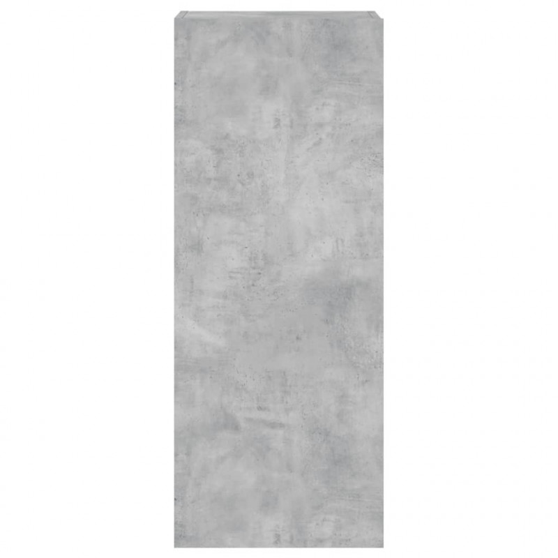 Ścienna szafka TV, szarość betonu, 40,5x30x102 cm