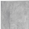Ścienna szafka TV, szarość betonu, 40,5x30x102 cm