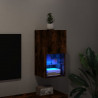 Szafka TV, z LED, przydymiony dąb, 30,5x30x60 cm