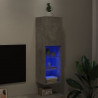 Szafka TV z LED, szarość betonu, 30,5x30x102 cm