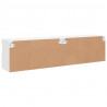 Ścienne szafki TV z LED, 2 szt., białe, 80x30x40 cm