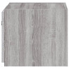 Ścienne szafki TV z LED, 2 szt, szary dąb sonoma, 30,5x35x30 cm