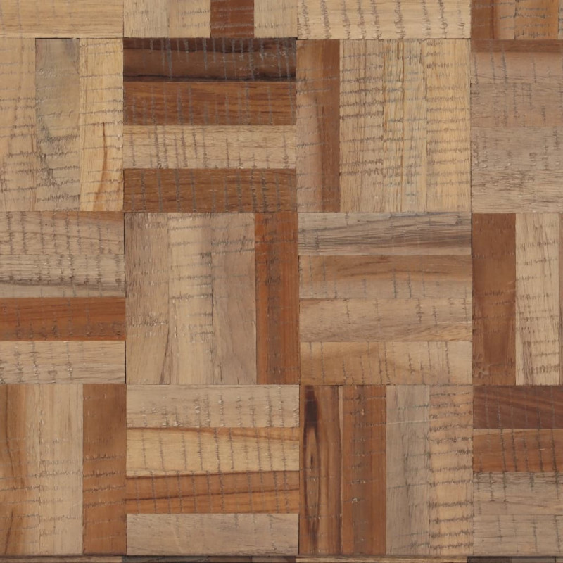 Stolik konsolowy, 110x34x80 cm, drewno tekowe z odzysku