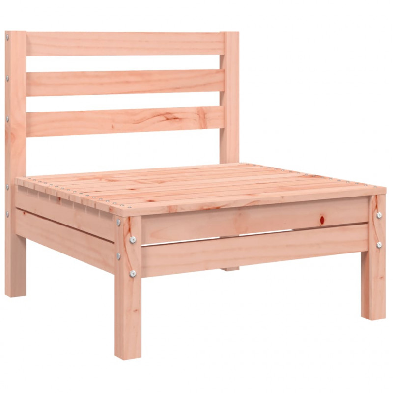 Ogrodowa sofa bez podłokietników, z poduszkami, daglezja