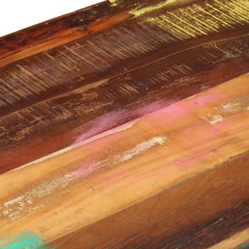 Stolik kawowy z 3 szufladami z drewna odzyskanego, 100x50x35 cm