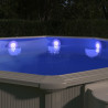 Zatapialna lampa basenowa LED z pilotem, wielokolorowa