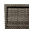 Szafka ogrodowa, szara, 55x59x80 cm, polirattan
