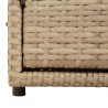 Szafka ogrodowa, beżowa, 110x55x60,5 cm, polirattan