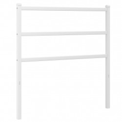 Metalowe wezgłowie, białe, 90 cm