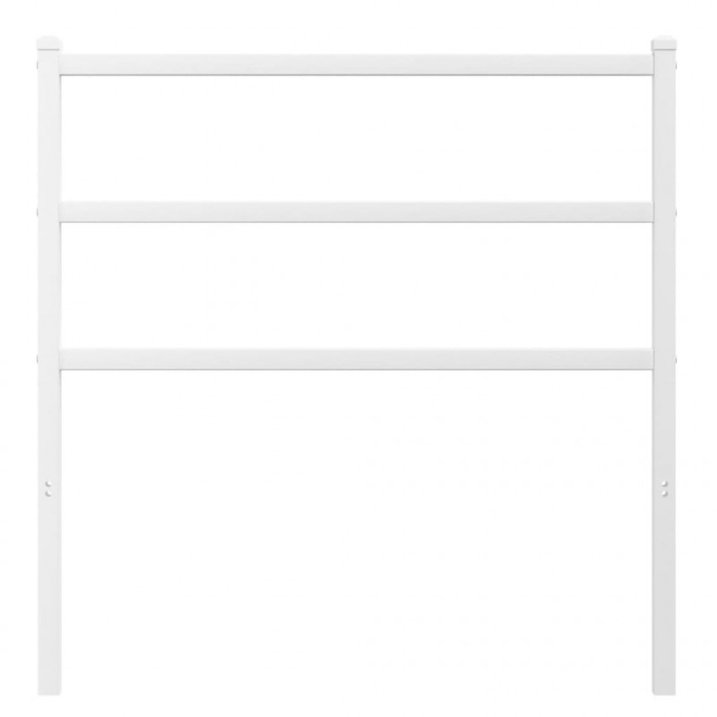 Metalowe wezgłowie, białe, 90 cm
