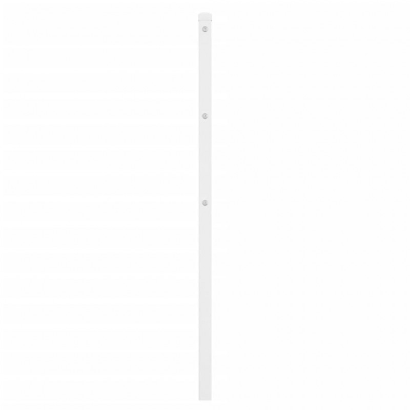 Metalowe wezgłowie, białe, 90 cm