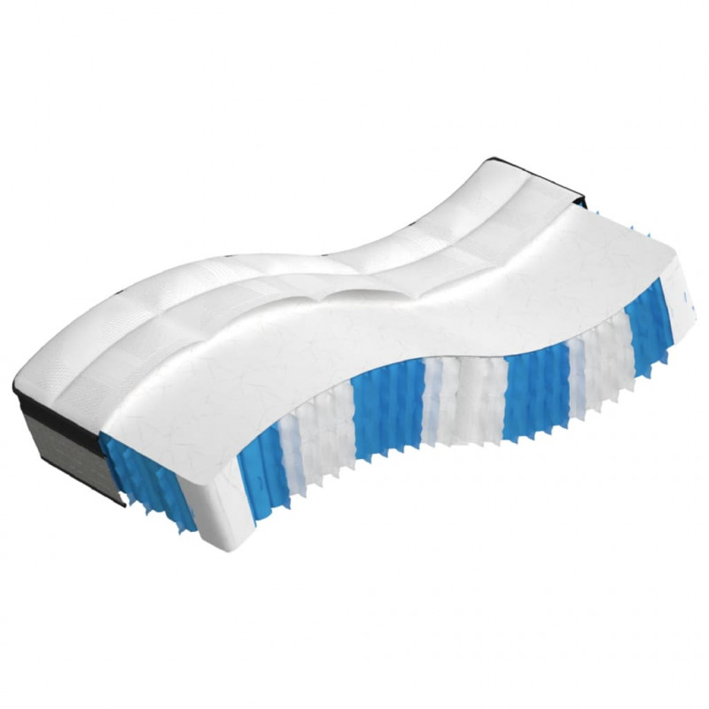 Materac kieszeniowy, twardość średnia plus, 90x200 cm