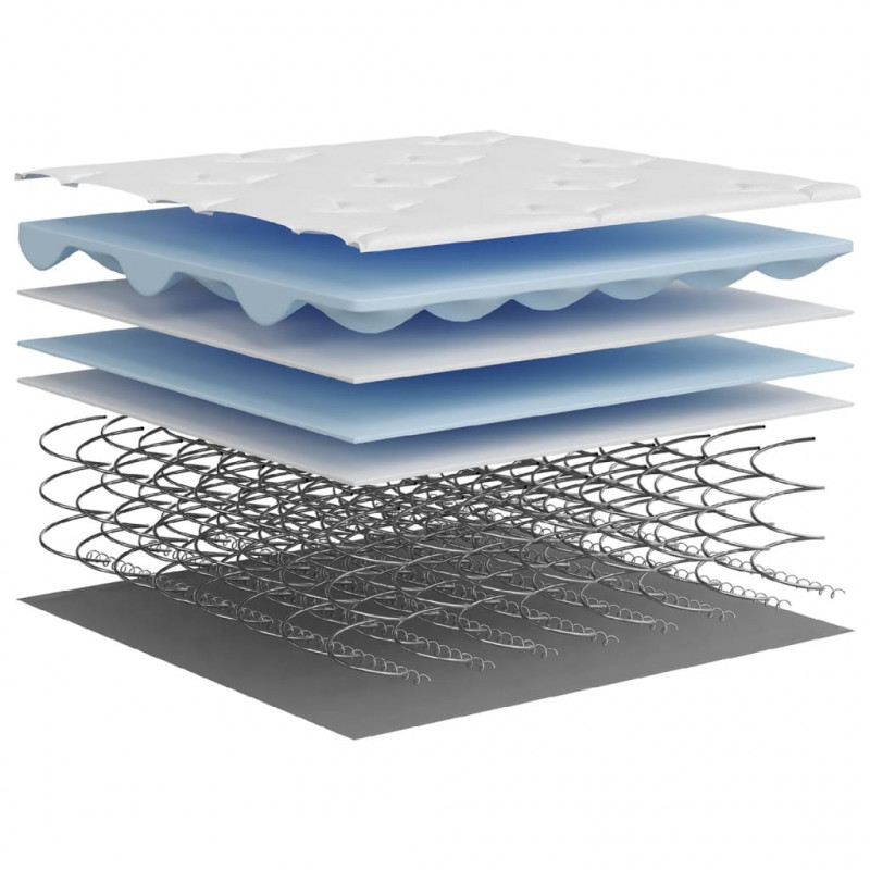 Materac bonellowy, twardość średnia, 140x190 cm