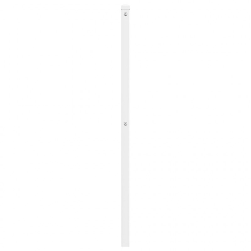Metalowe wezgłowie, białe, 140 cm