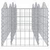 Łukowaty kosz gabionowy, 200x50x50 cm, galwanizowane żelazo