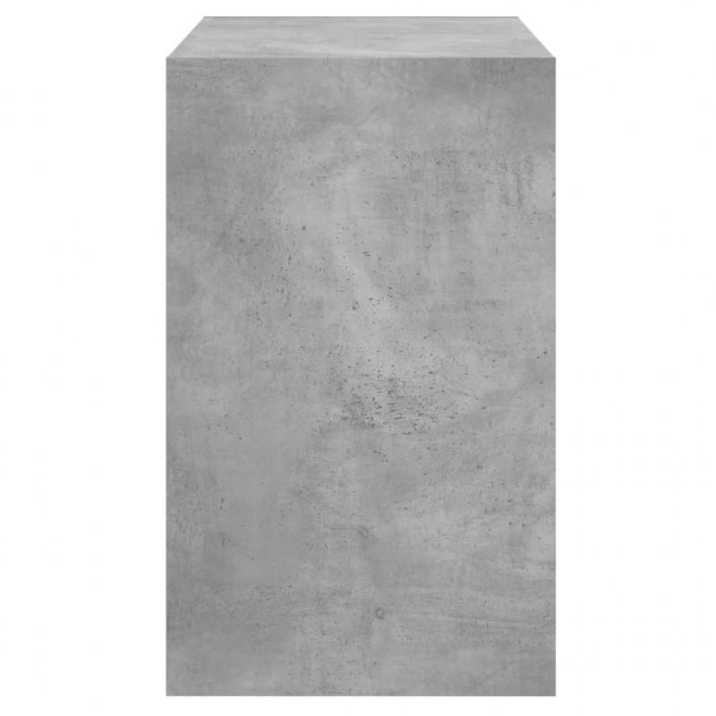 Szafka na buty, szarość betonu, 80x42x69 cm