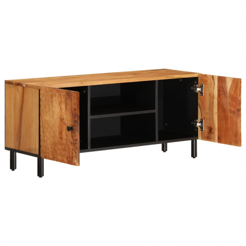 Szafka pod telewizor, 105x33x46 cm, lite drewno akacjowe