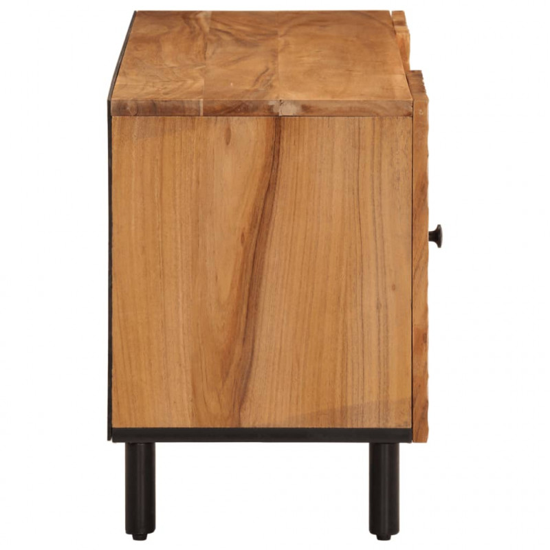 Szafka pod telewizor, 105x33x46 cm, lite drewno akacjowe