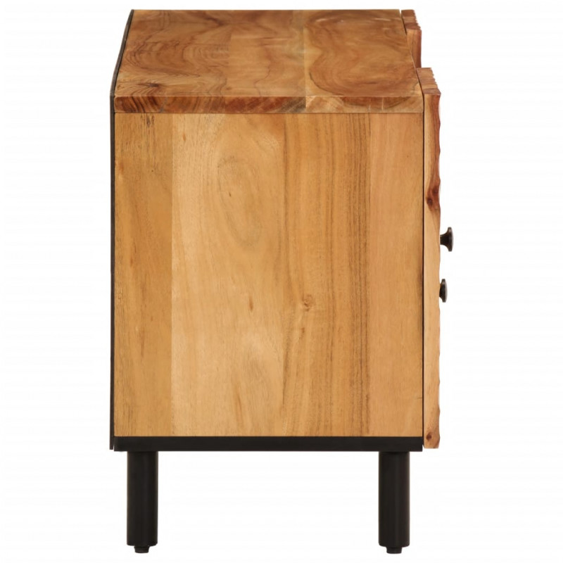 Szafka pod telewizor, 105x33x46 cm, lite drewno akacjowe