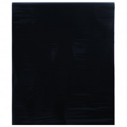 Folia okienna statyczna, matowa, czarna, 45x1000 cm, PVC