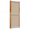 Parawan 4-panelowy, taupe, 280x180 cm